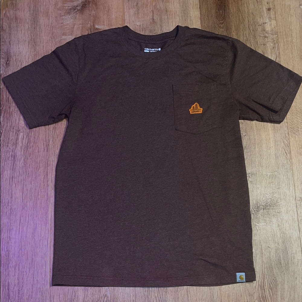 Carhartt Men's Dark Brown Short Sleeve Tee